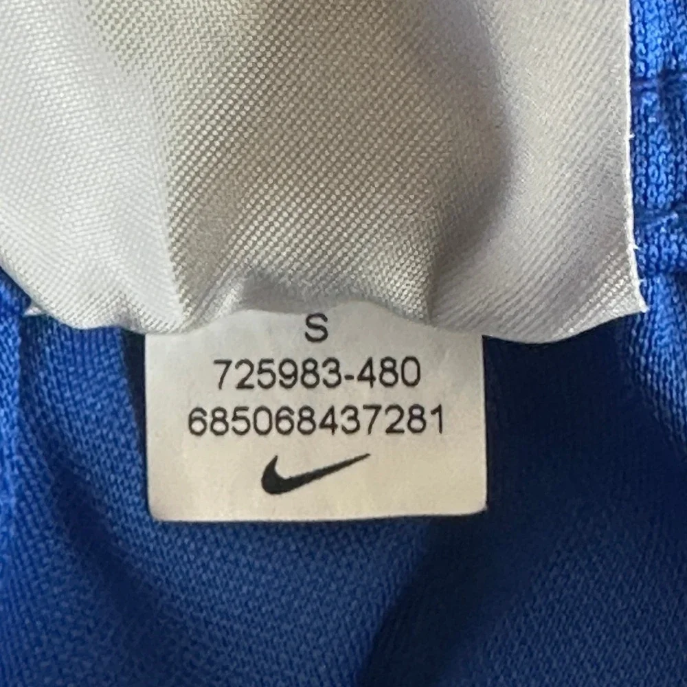 Nike Athletic Shorts Womens S Blue Dri-FIT Striped Quick Dry Athleisure Fitness